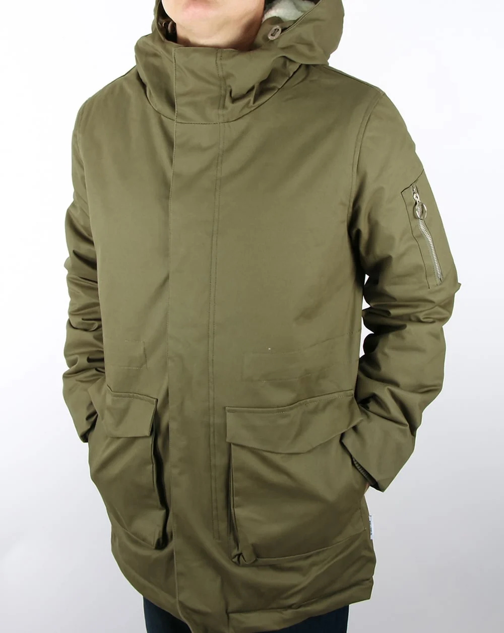 Bellfield Ramaty Parka Khaki - Image 3