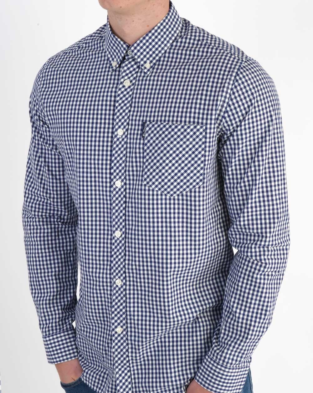Ben Sherman Gingham Shirt in Blue - Image 4