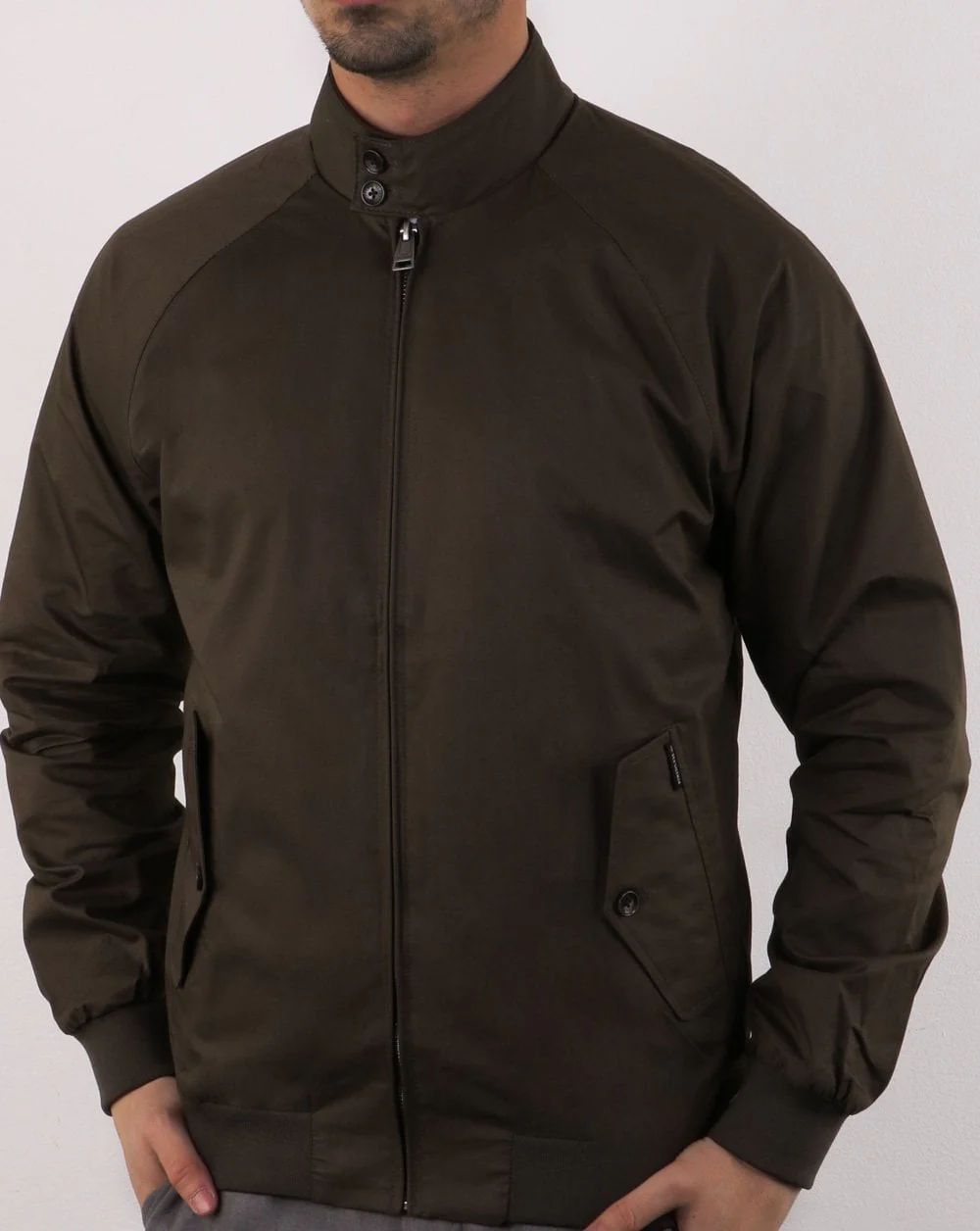 Ben Sherman Harrington Jacket Dark Green