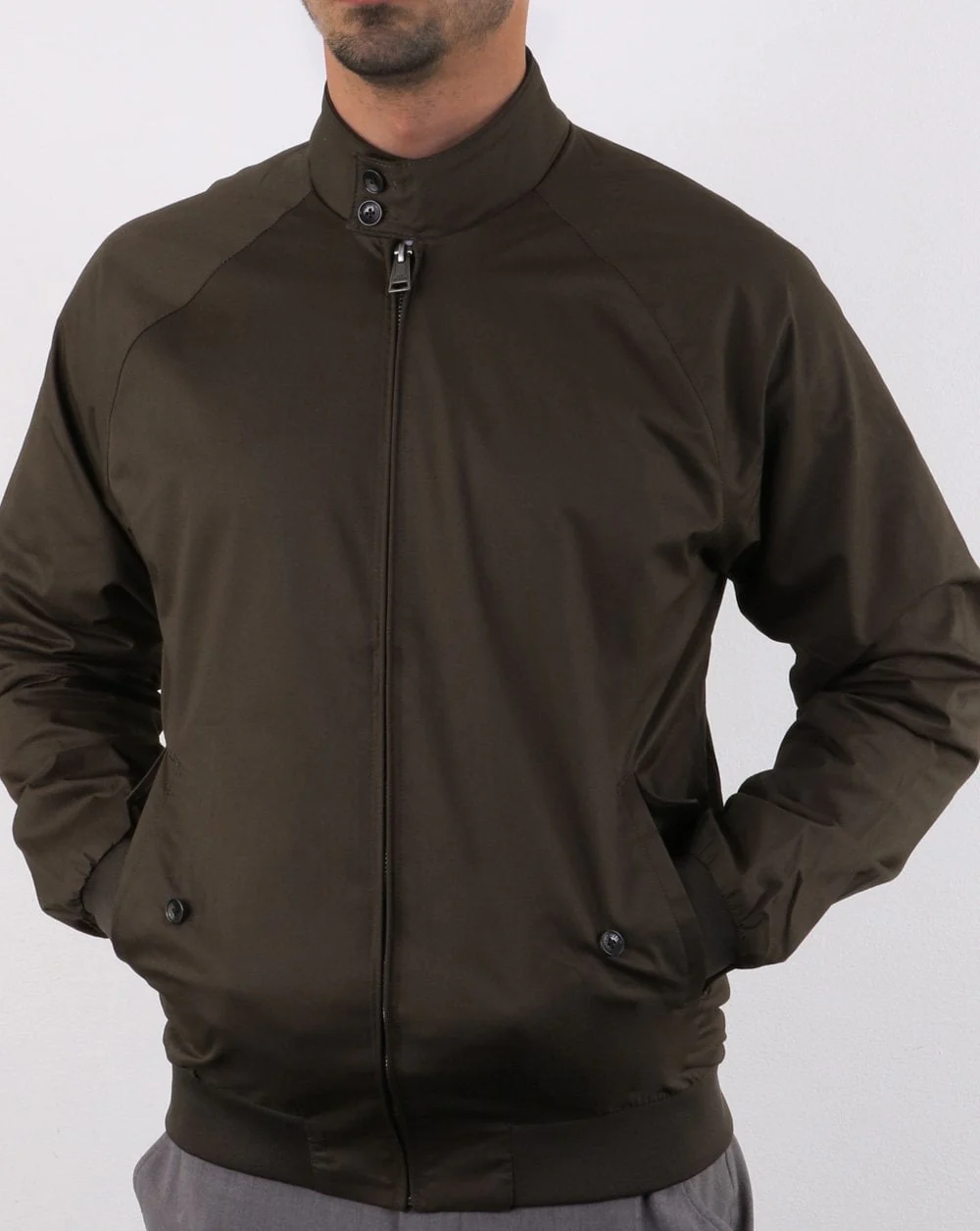 Ben Sherman Harrington Jacket Dark Green - Image 3