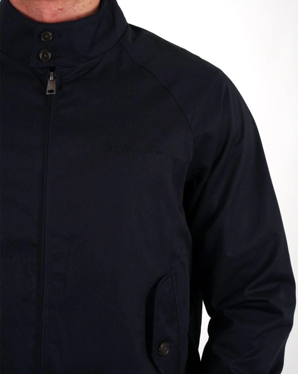 Ben Sherman Harrington Jacket Navy - Image 2