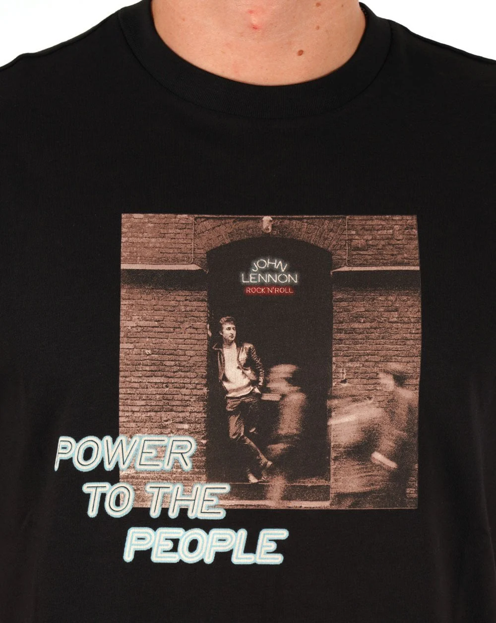 Ben Sherman Lennon Rock N Roll T-shirt Black - Image 2