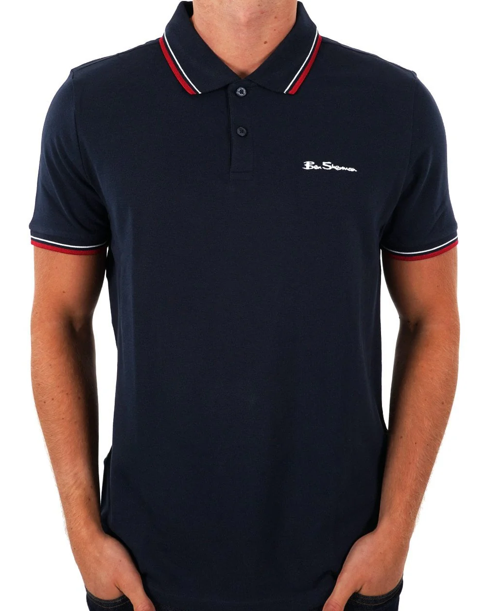 Ben Sherman Polo Shirt Navy - Image 4