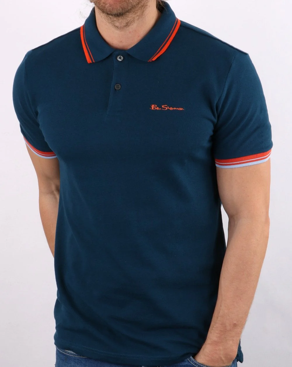 Ben Sherman Polo Shirt Navy - Image 2
