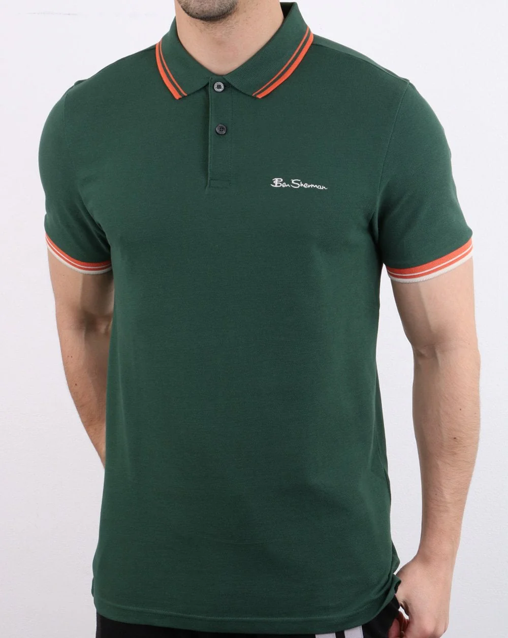 Ben Sherman Polo Shirt Trekking Green - Image 2