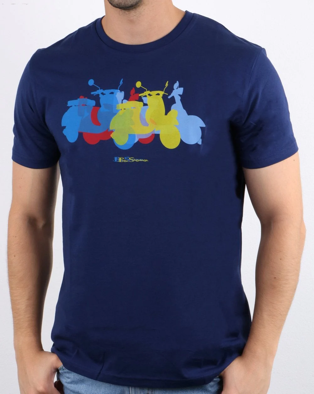 Ben Sherman Scooter Tee Dark Navy