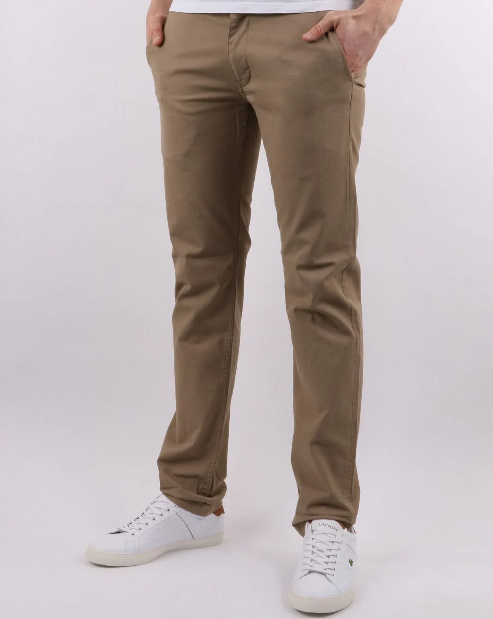 Ben Sherman Slim Stretch Chino Stone