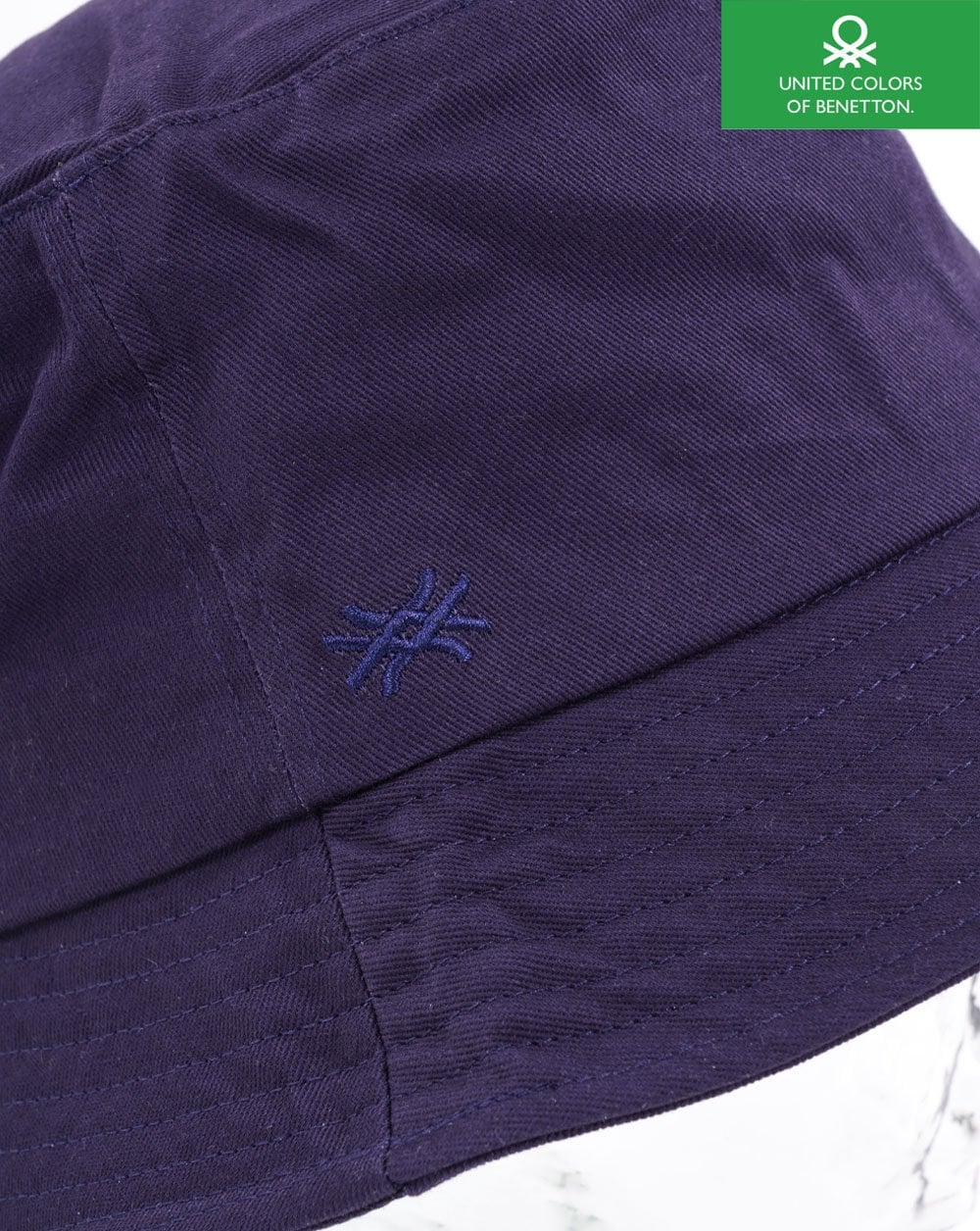 Benetton Bucket Hat Navy - Image 2