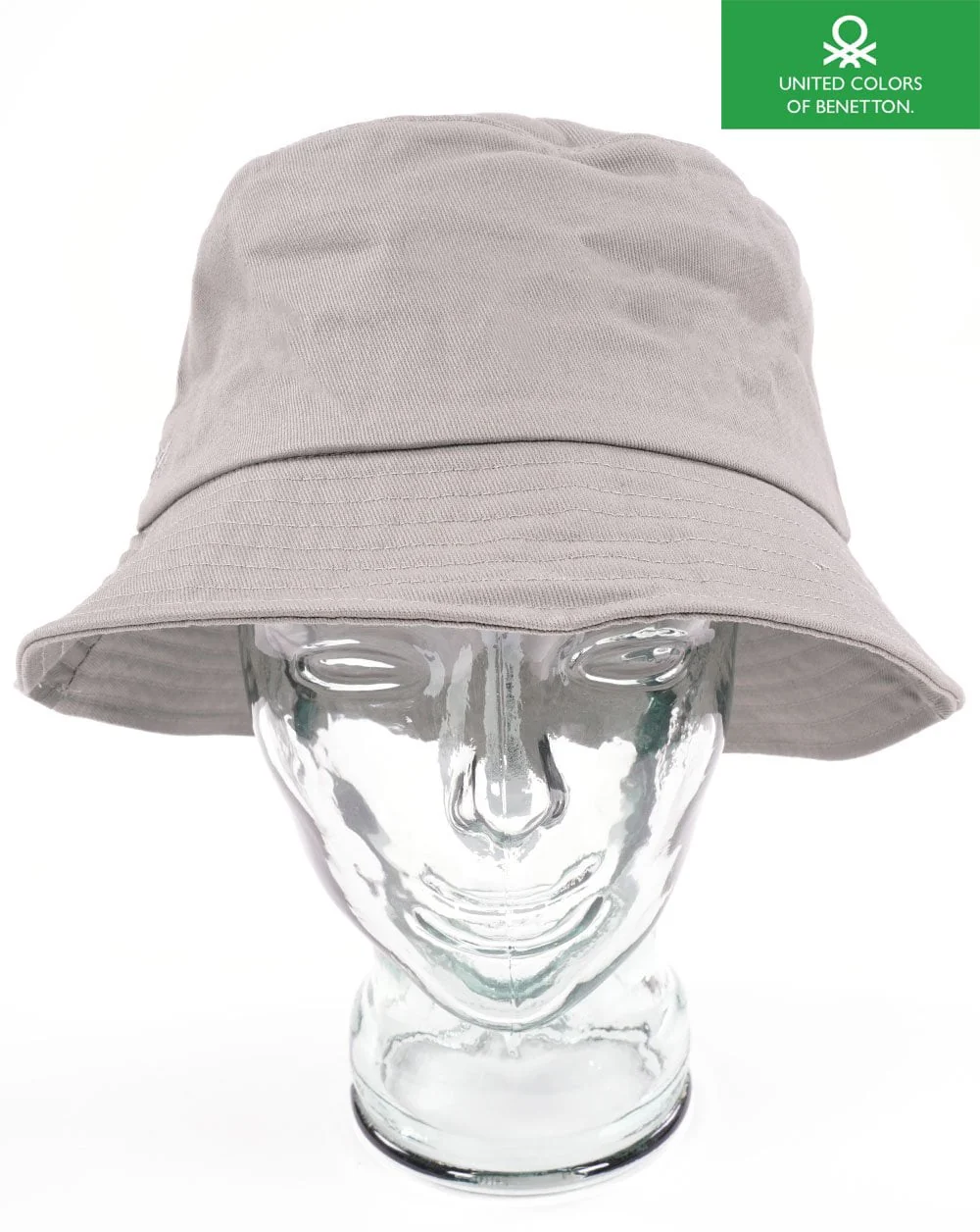 Benetton Bucket Hat Stone Grey - Image 3