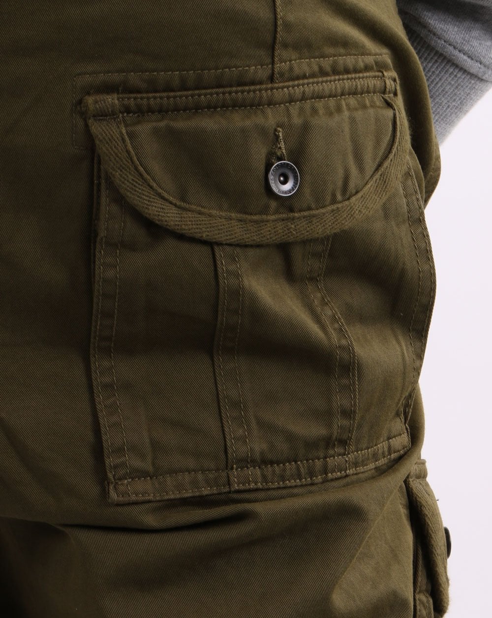 Benetton Combat Pants Khaki Green - Image 3
