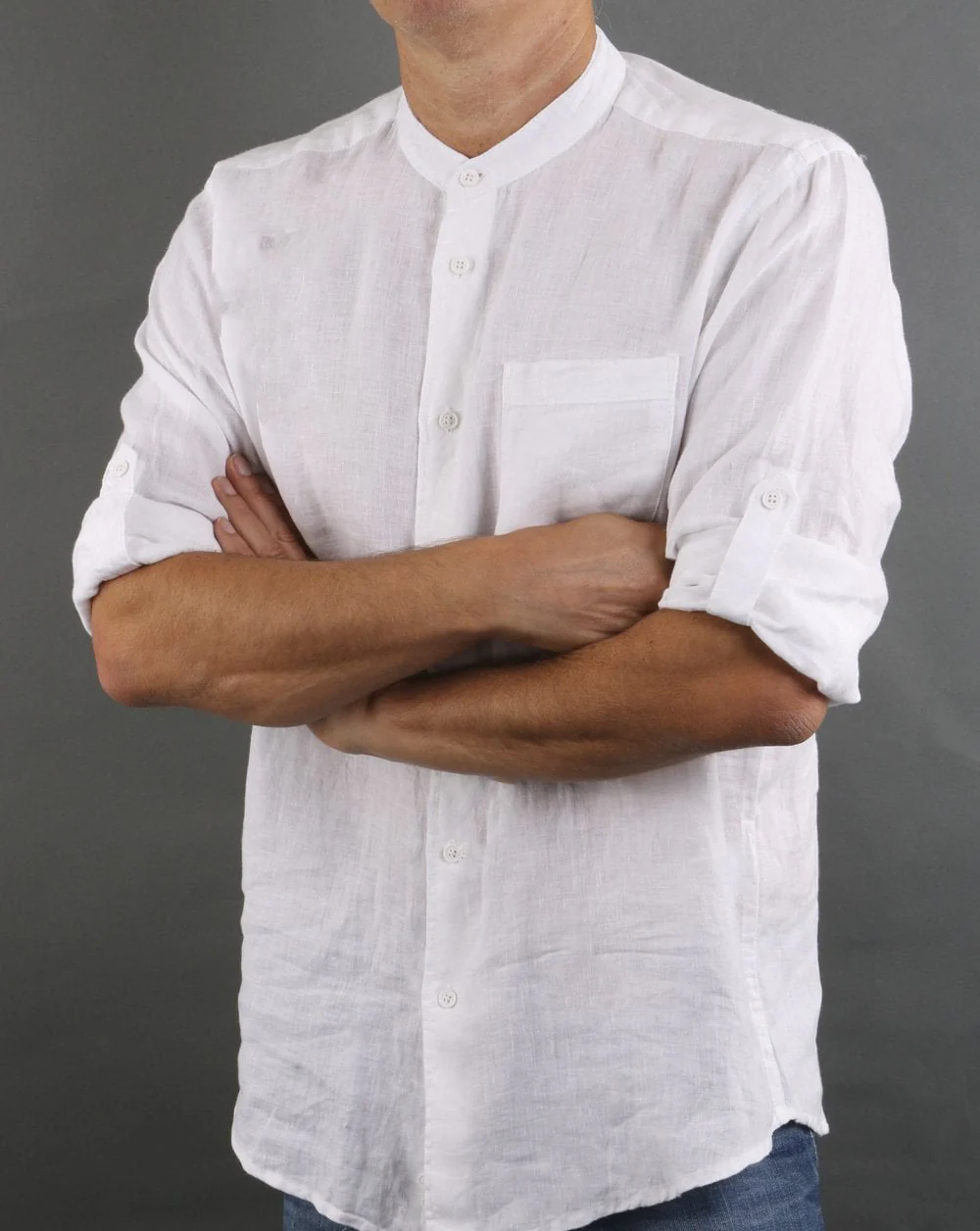 Benetton Long Sleeve Shirt White - Image 2
