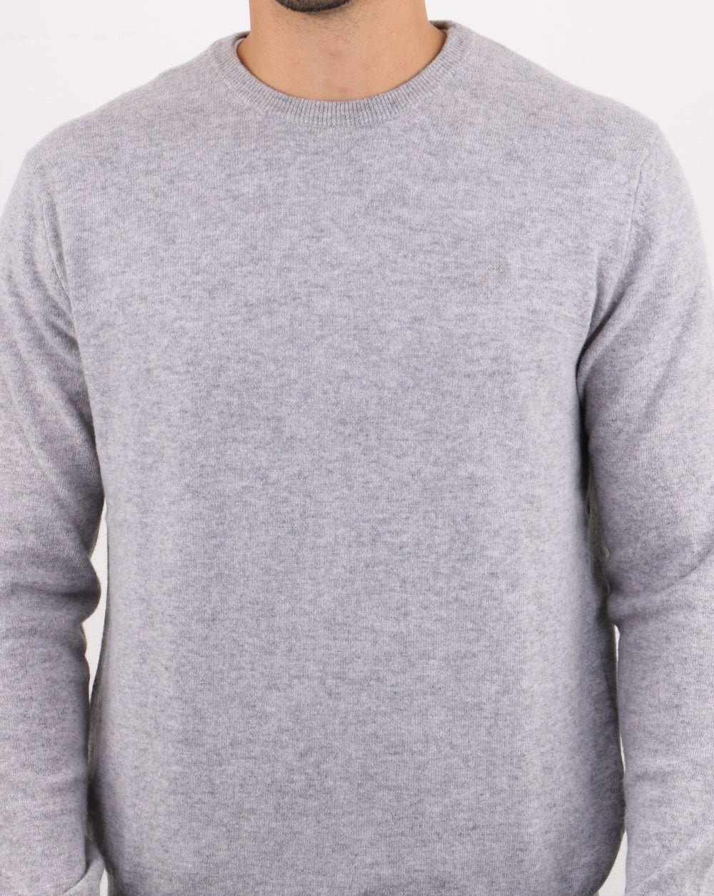 Benetton Merino Wool Jumper Grey - Image 4