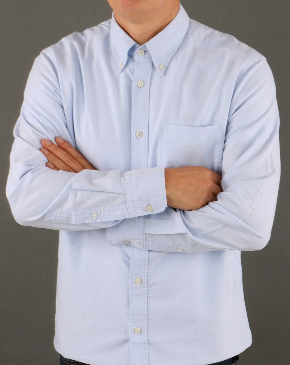 Benetton Oxford Shirt Blue - Image 2