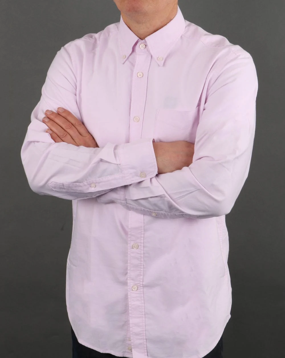 Benetton Oxford Shirt Pink - Image 3