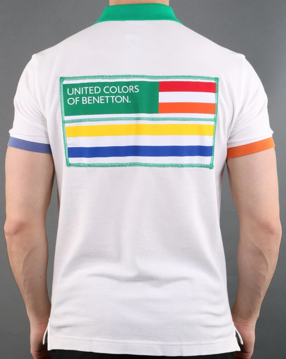 Benetton Polo Shirt Off White - Image 2
