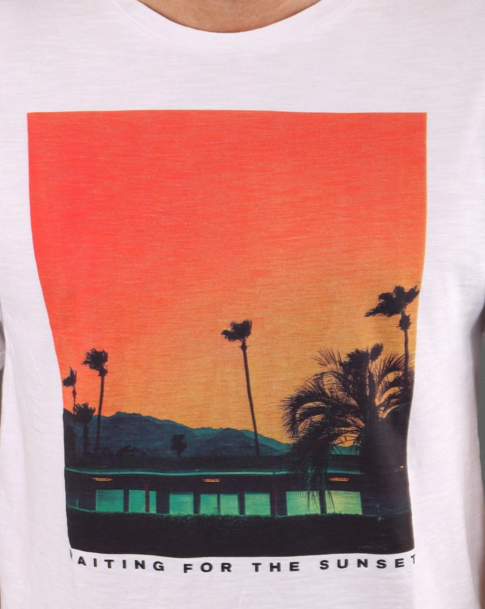Benetton Print T-shirt White - Image 2