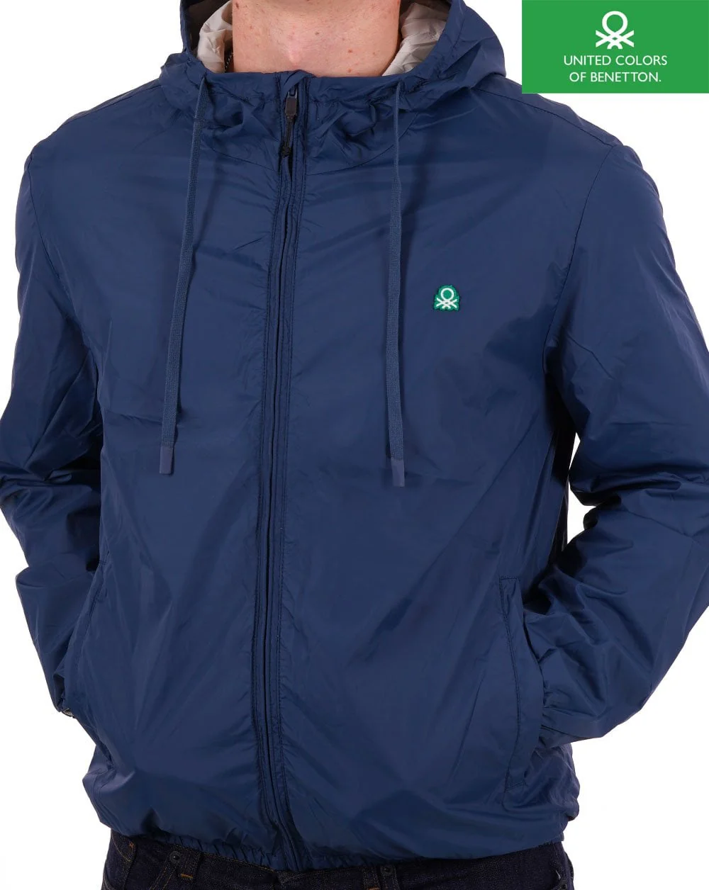 Benetton Rain Defender Jacket Navy