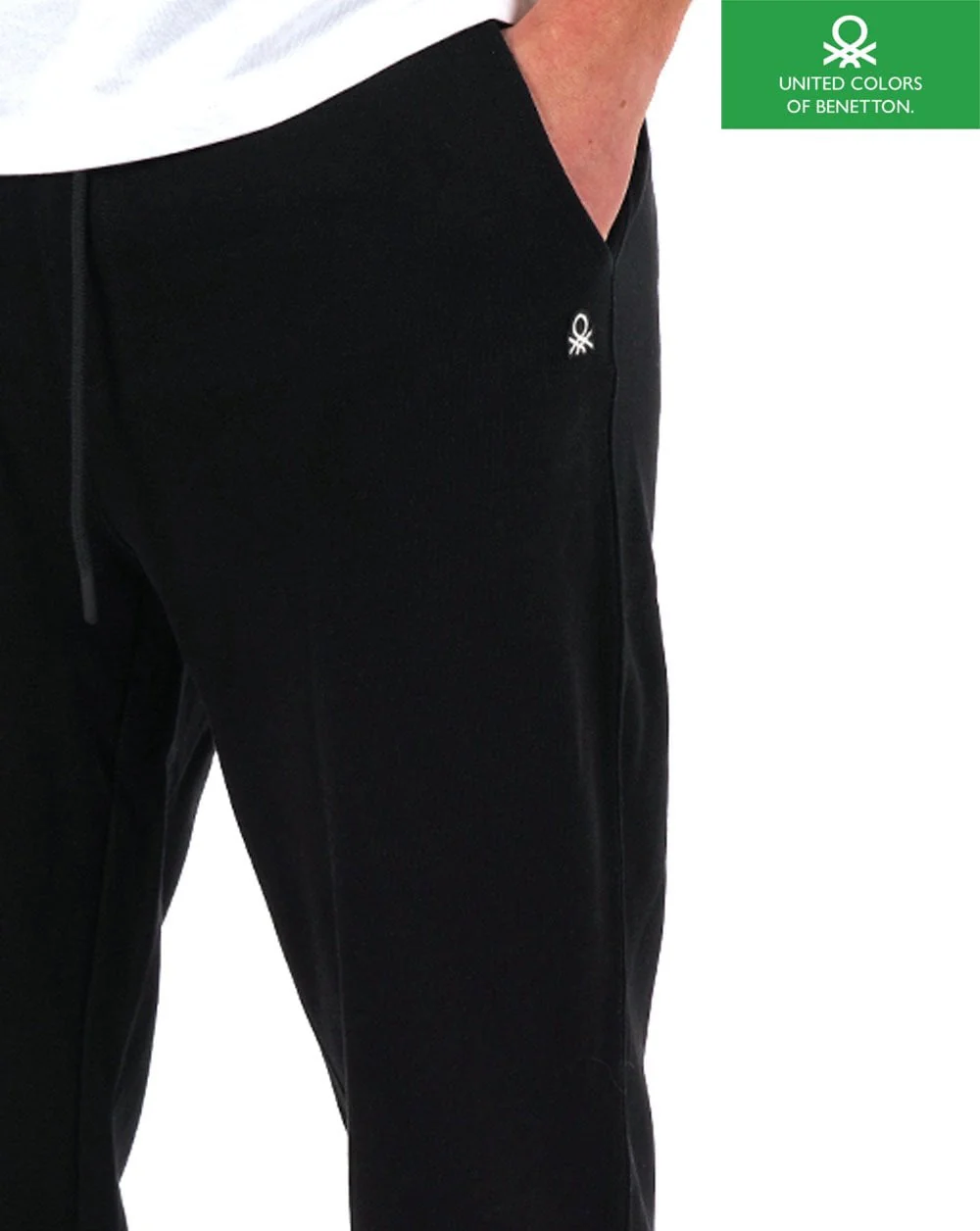 Benetton Sweat Joggers Black - Image 2