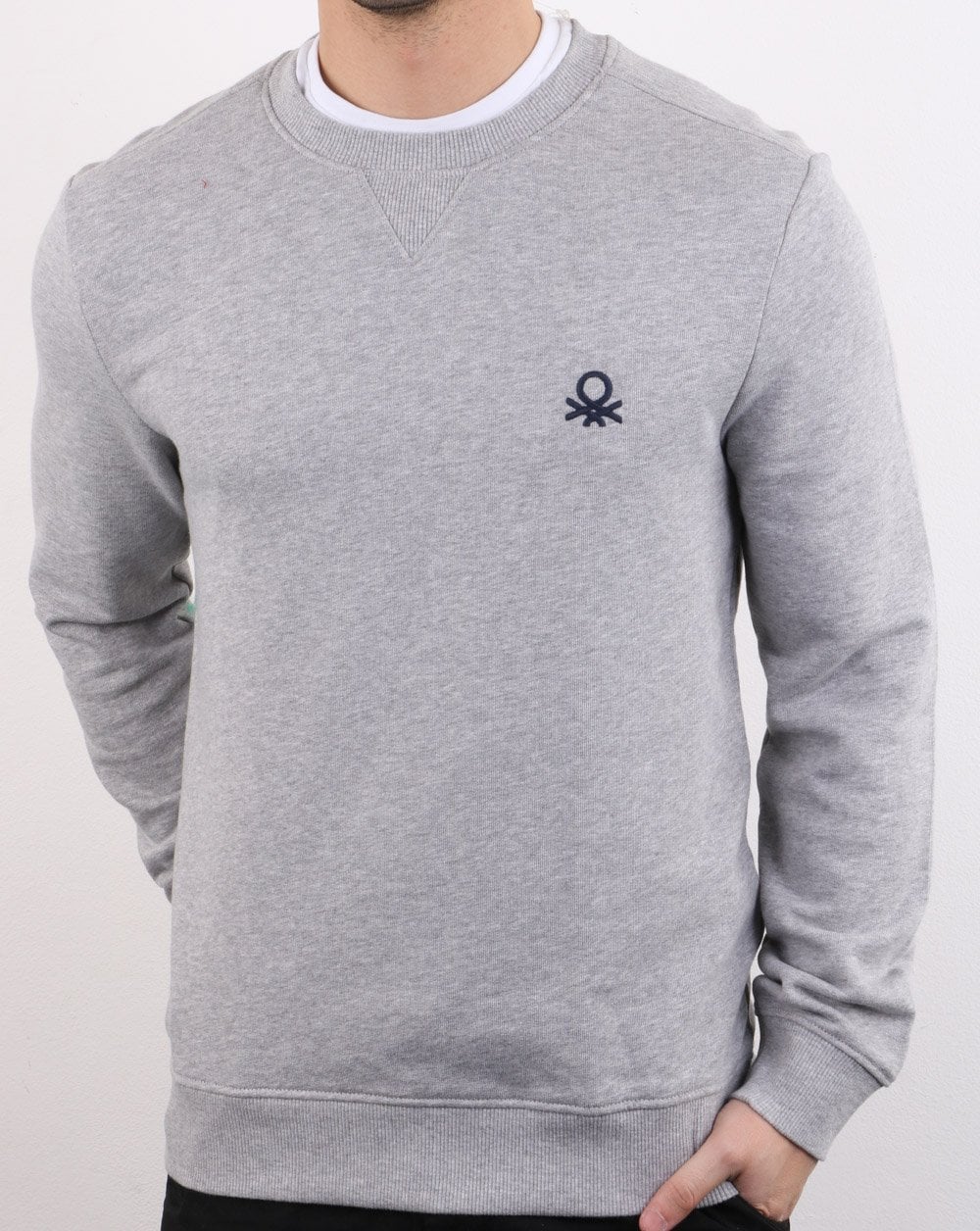Benetton Sweatshirt Grey - Image 2