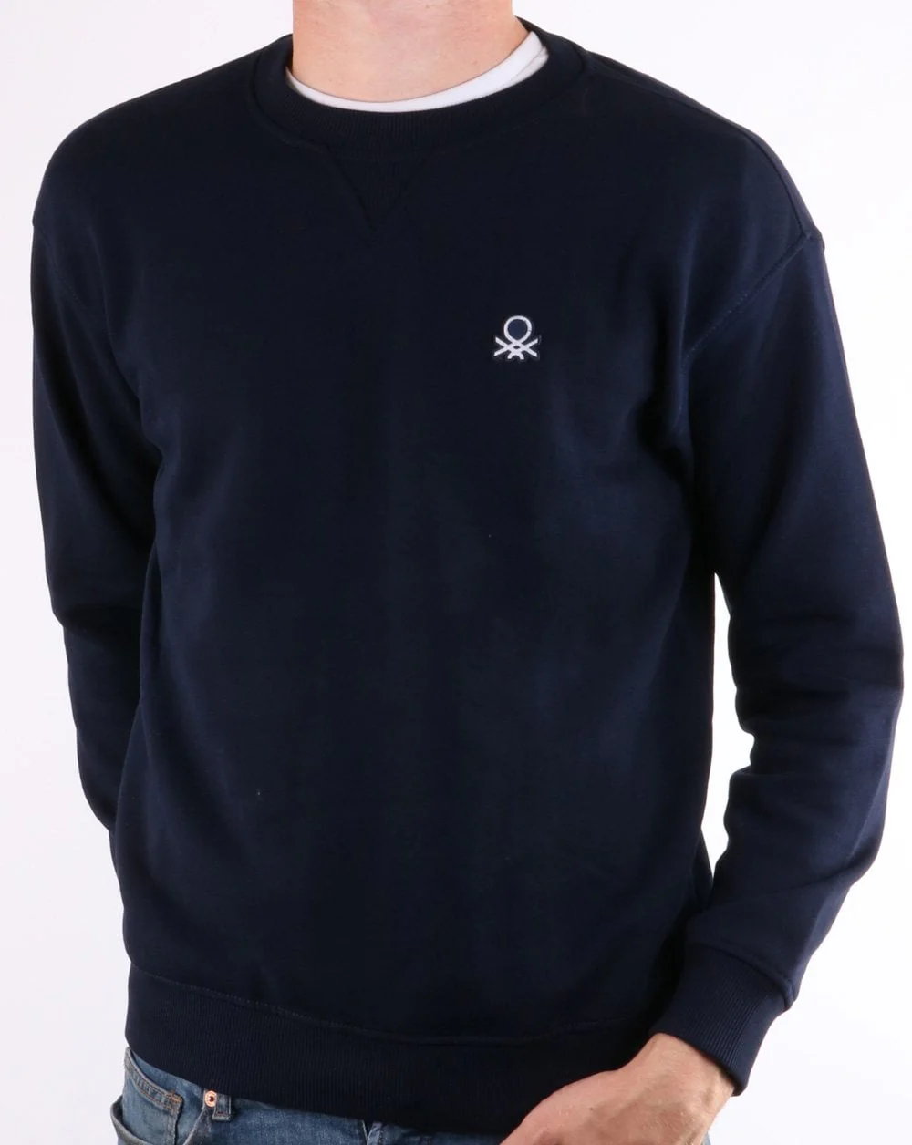 Benetton Sweatshirt Navy - Image 2