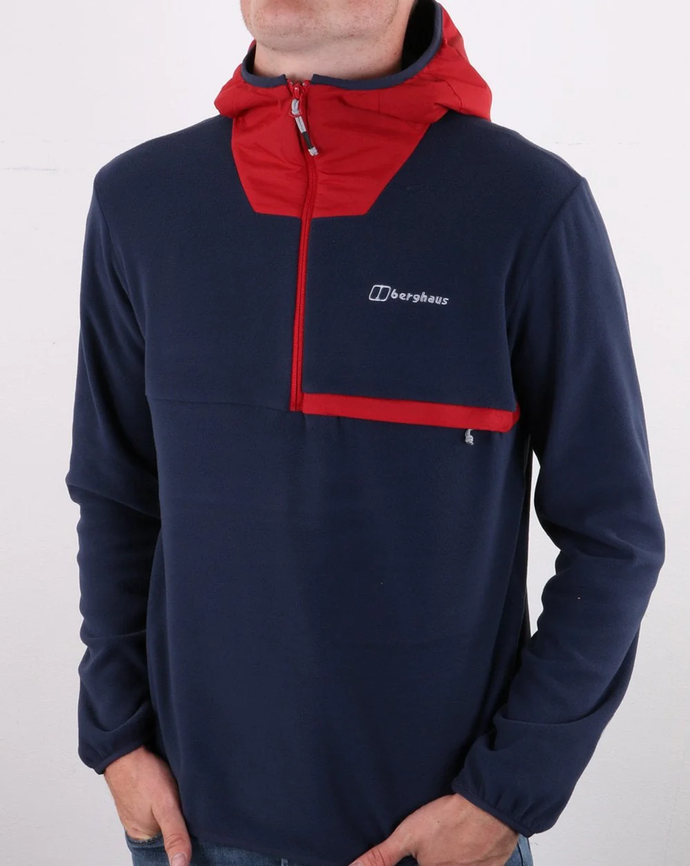 Berghaus Aslam Hooded Half Zip Dusk/Red