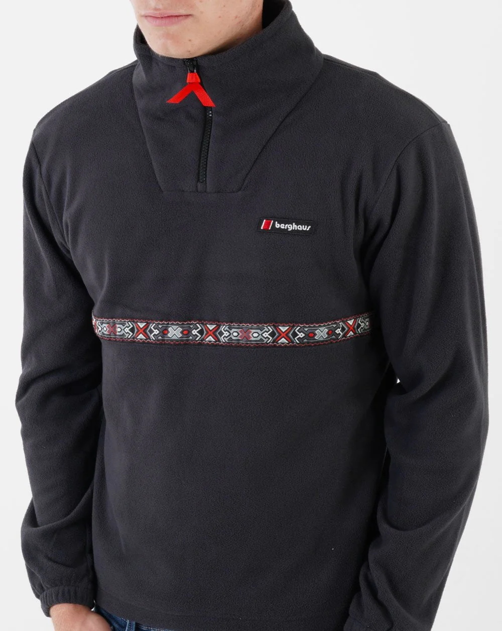 Berghaus Dean St. Aztec 1/4 Zip Fleece Black - Image 3