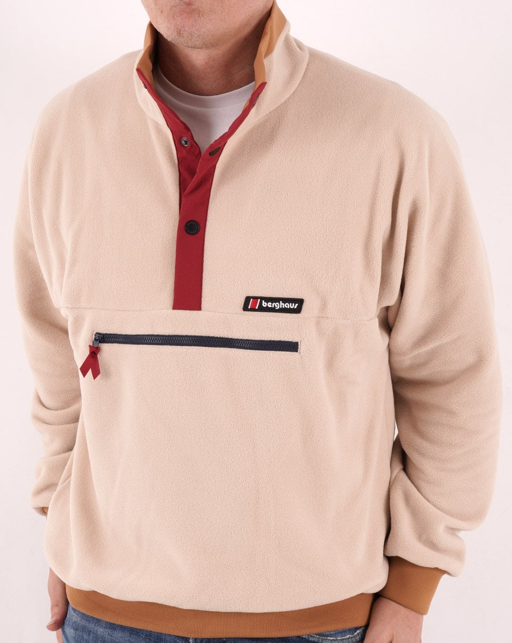 Berghaus Dean St. Polarplus Fleece Cream/Brown - Image 4