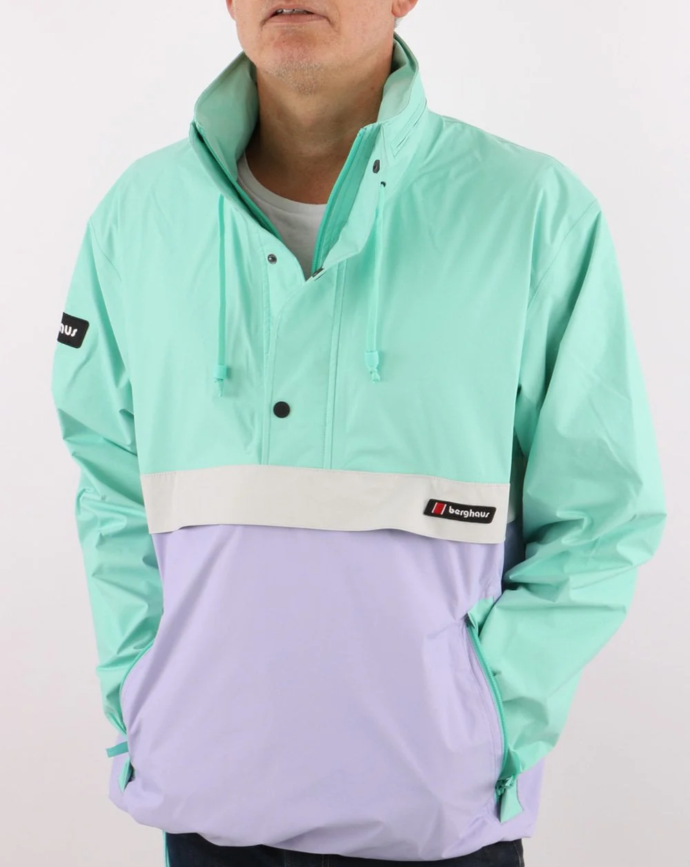 Berghaus Dean St. Ski Smock 86 Pastel Green/Lavender - Image 2