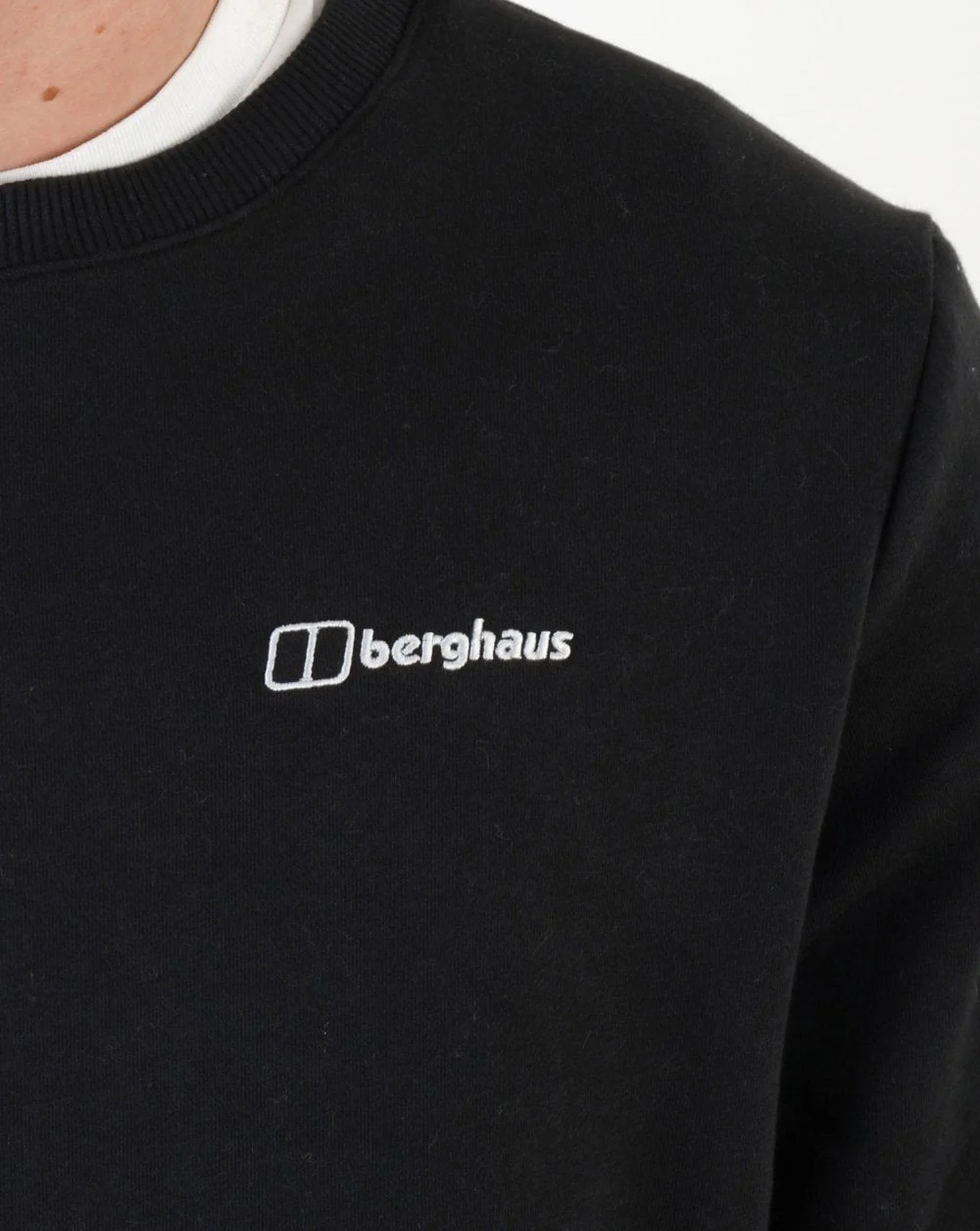 Berghaus Logo Crew Neck Sweatshirt Black - Image 2