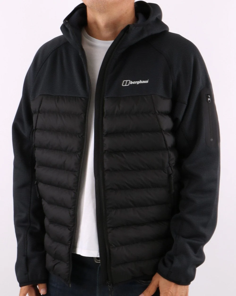 Berghaus Pravitale Jacket Jet Black/Dark Grey - Image 4