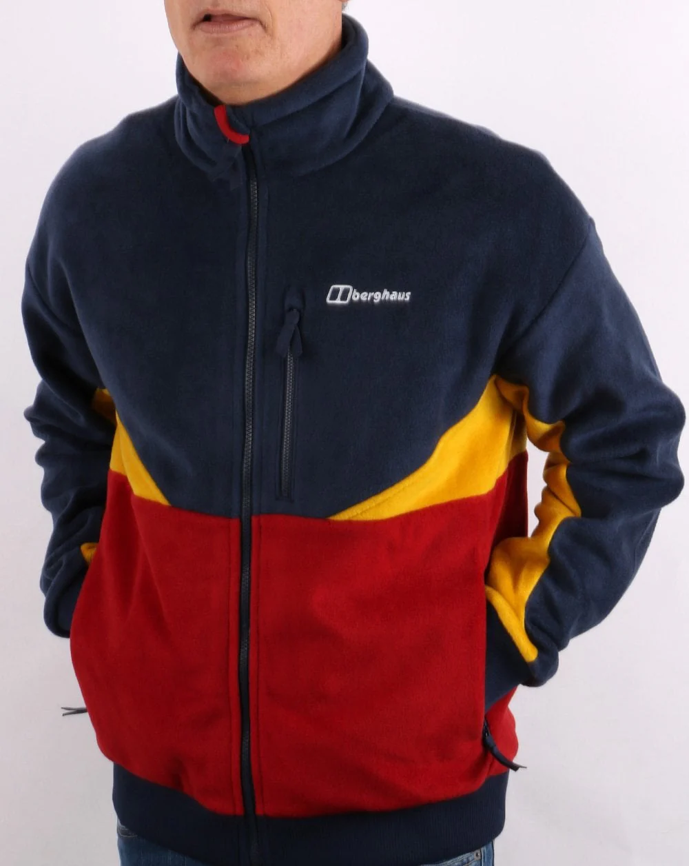Berghaus Retrorise Fleece Jacket Dusk/Red - Image 3