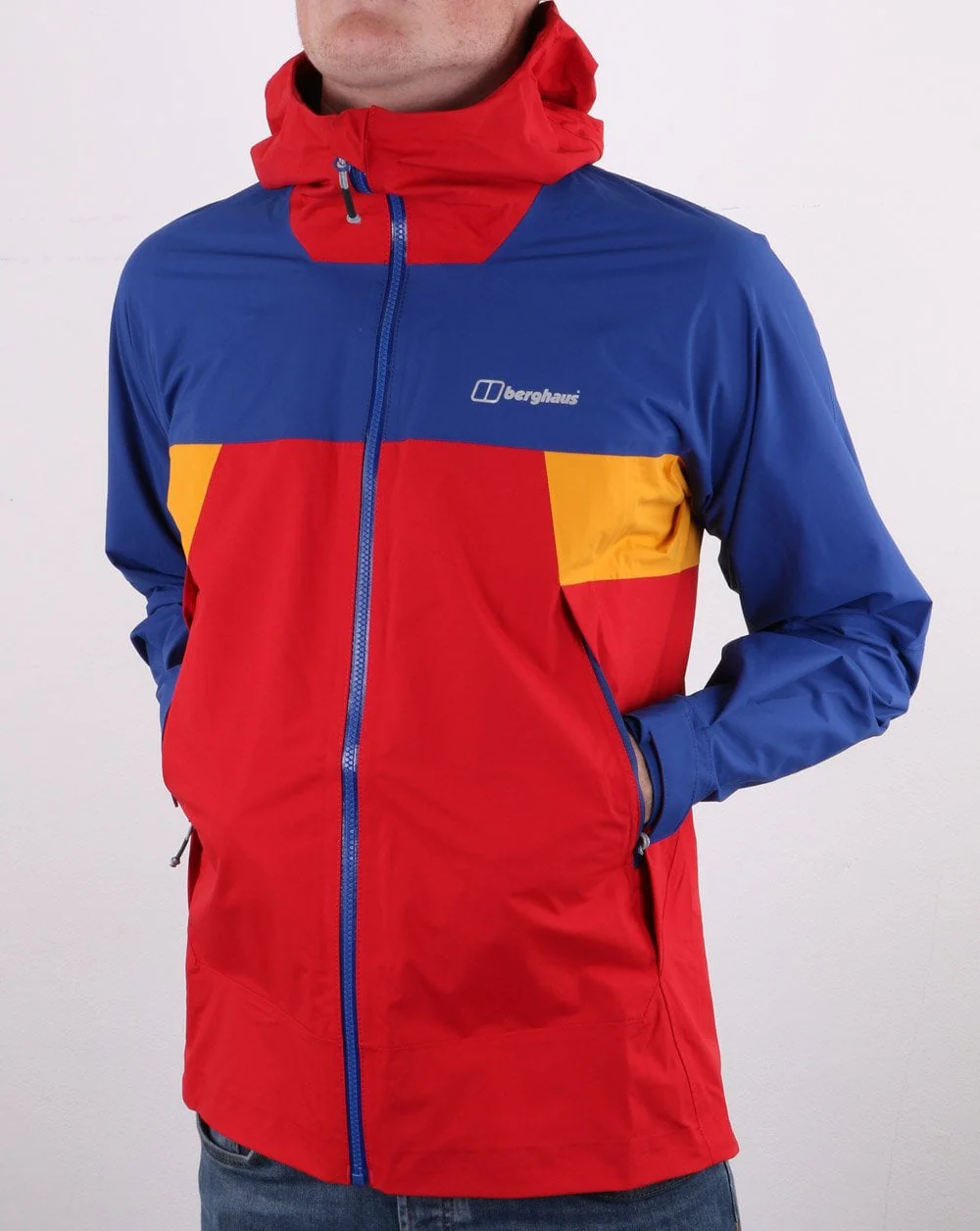 Berghaus Sky Hiker Shell Jacket Red/Blue - Image 3