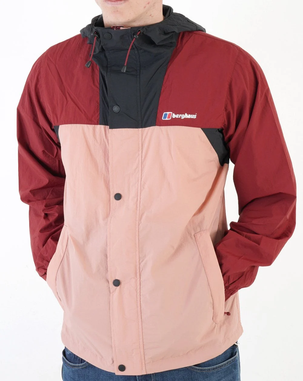 Berghaus U Urb Windbreaker Pink/Dark Red/Black - Image 3