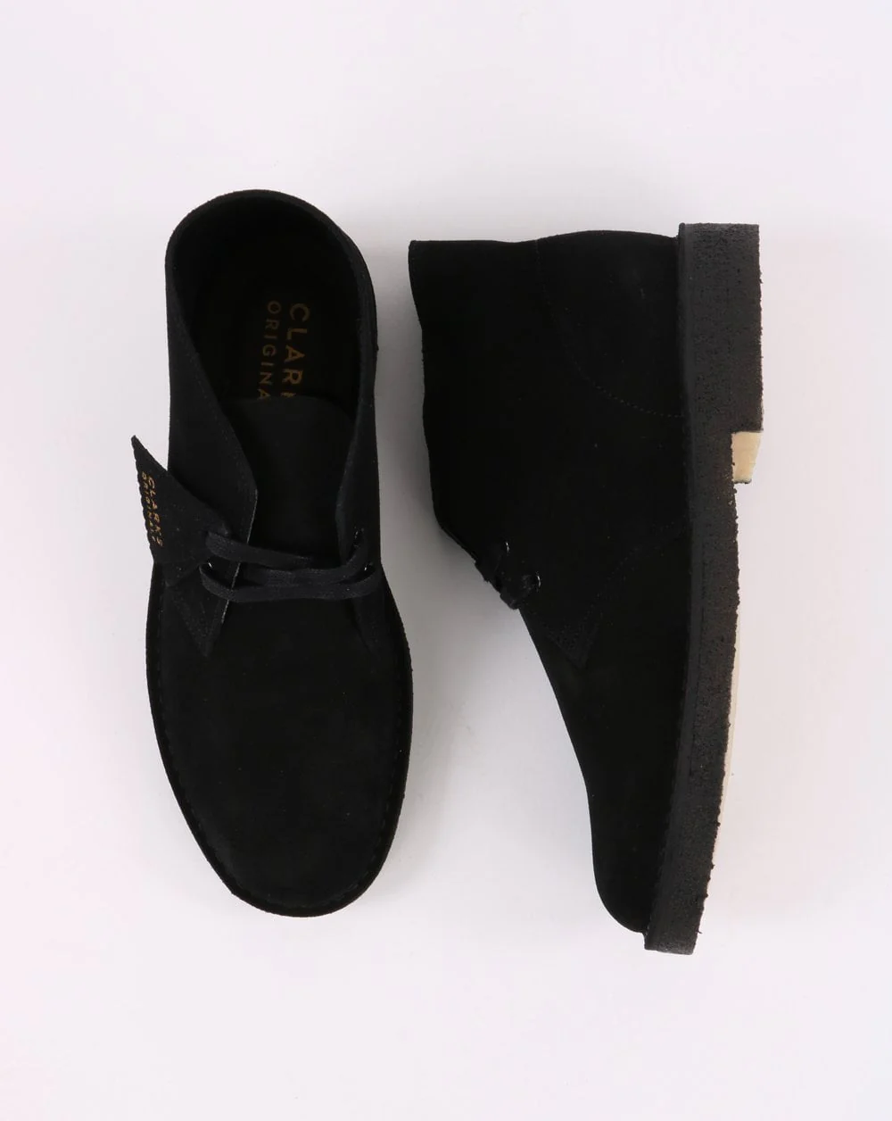 Clarks Originals Desert Boot Black Suede - Image 4