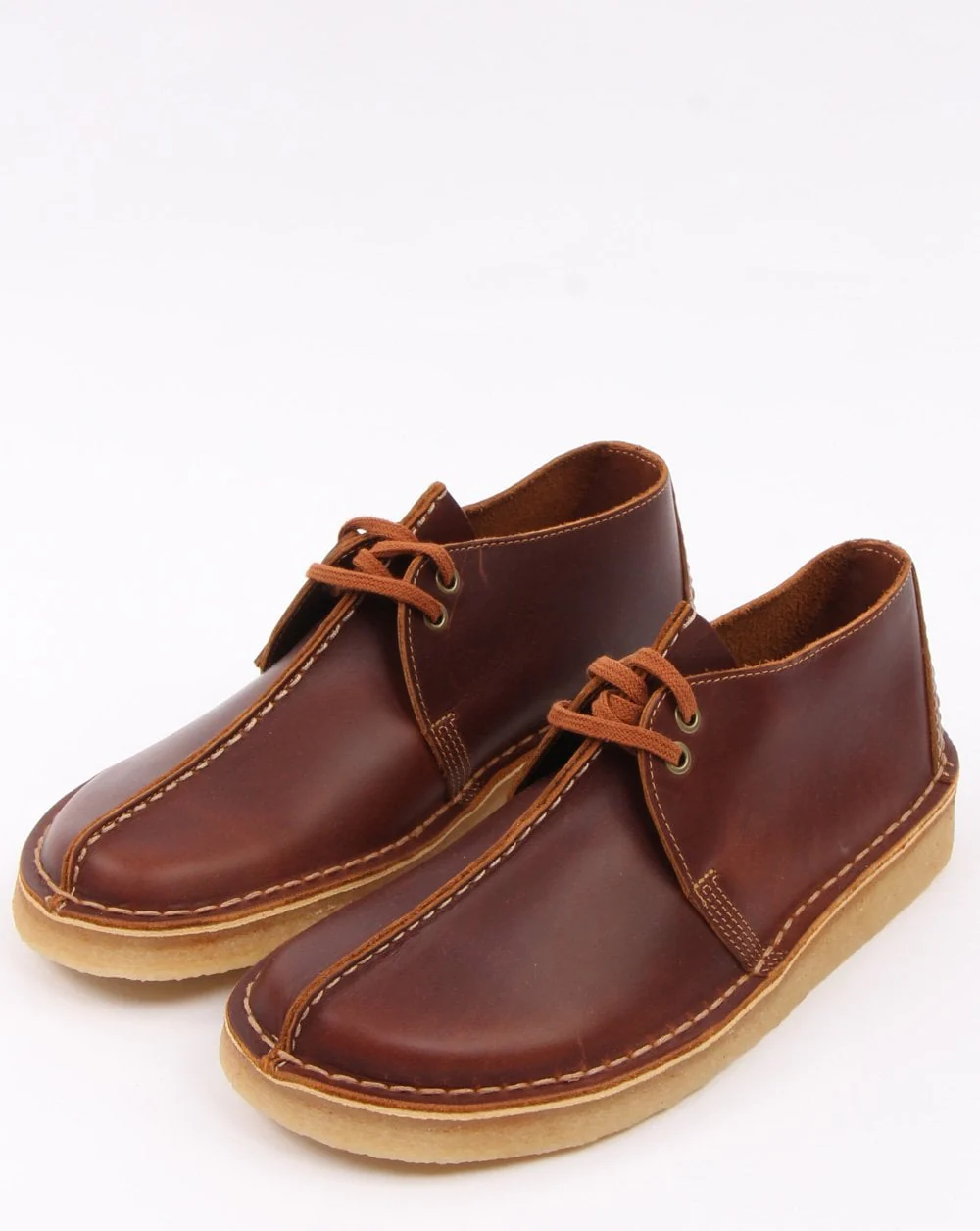 Clarks Originals Desert Trek Shoe Tan Leather - Image 3