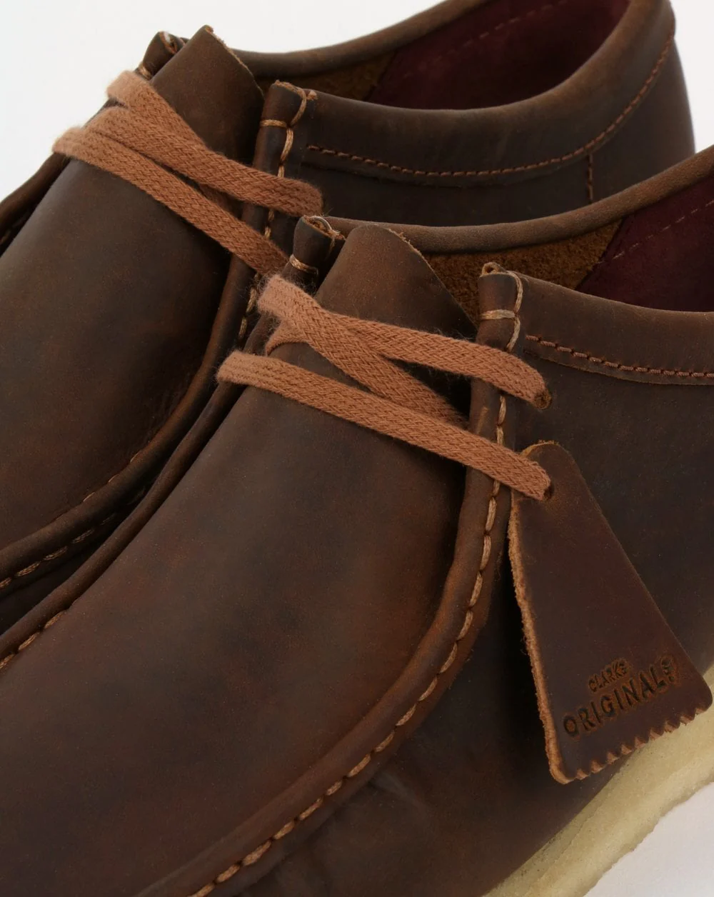 Clarks Originals Wallabee Shoes Beeswax - Image 3