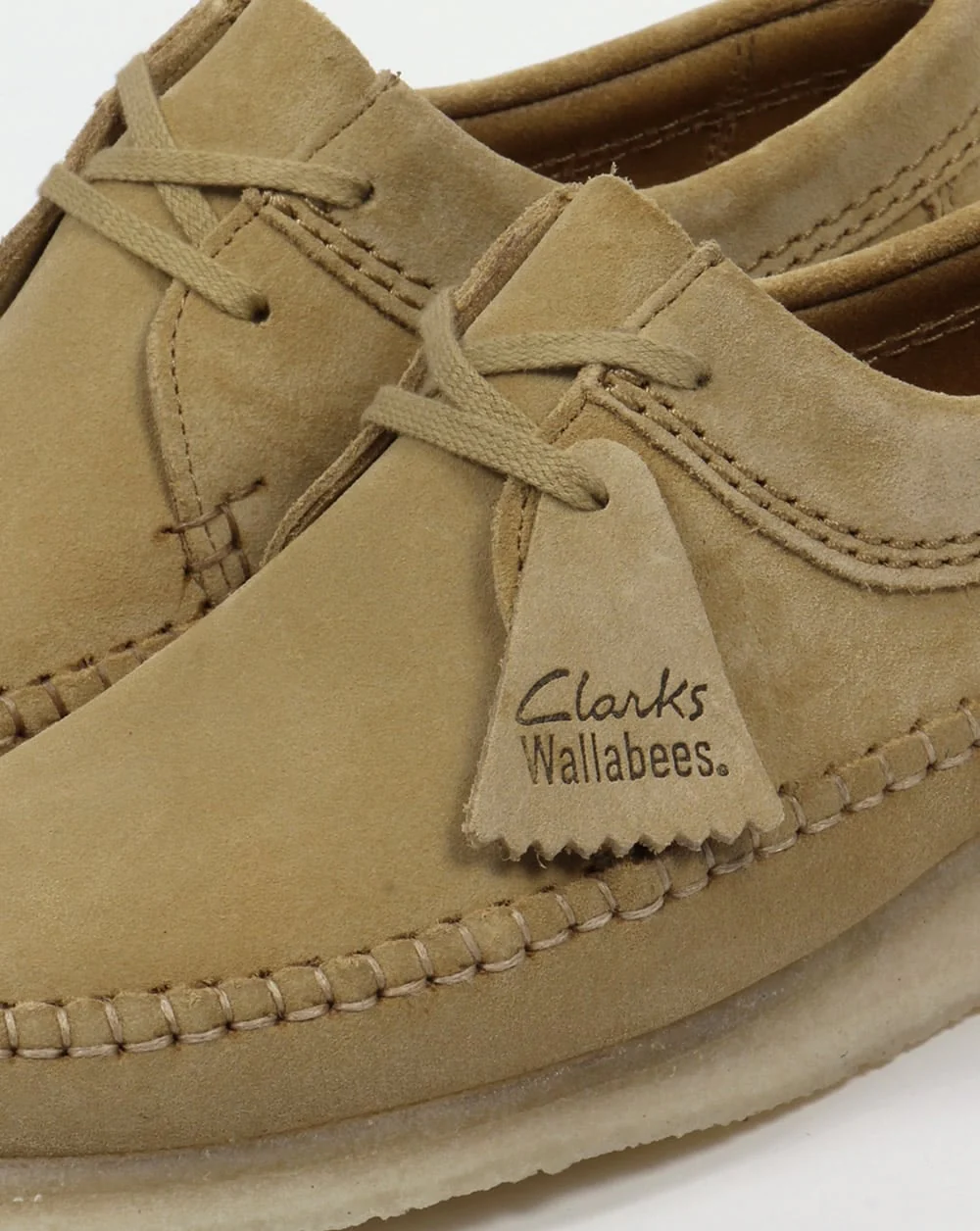 Clarks Originals Weaver Suede Shoes Maple - Image 2