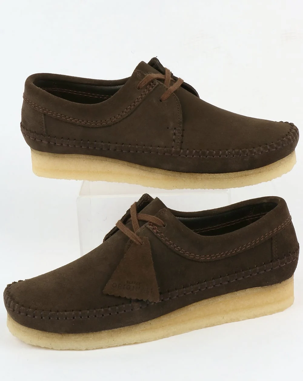 Clarks Originals Weaver Suede Shoes Peat - Image 3