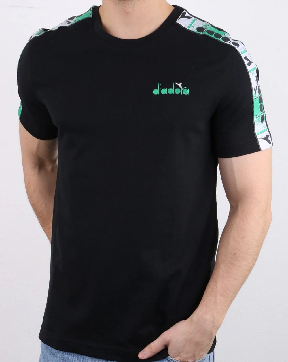 Diadora 5palle Offside T-shirt Black - Image 2