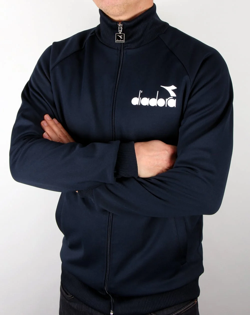 Diadora 80s Track Top Blue Denim - Image 4