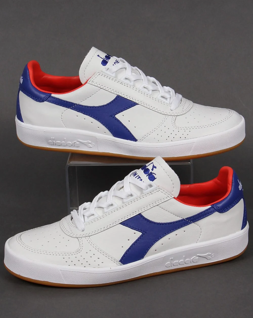 Diadora B. Elite Italia Trainers White/Clematis Blue