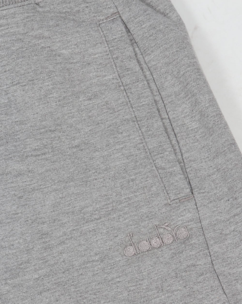 Diadora Bermuda Sweat Shorts Grey Melange - Image 4