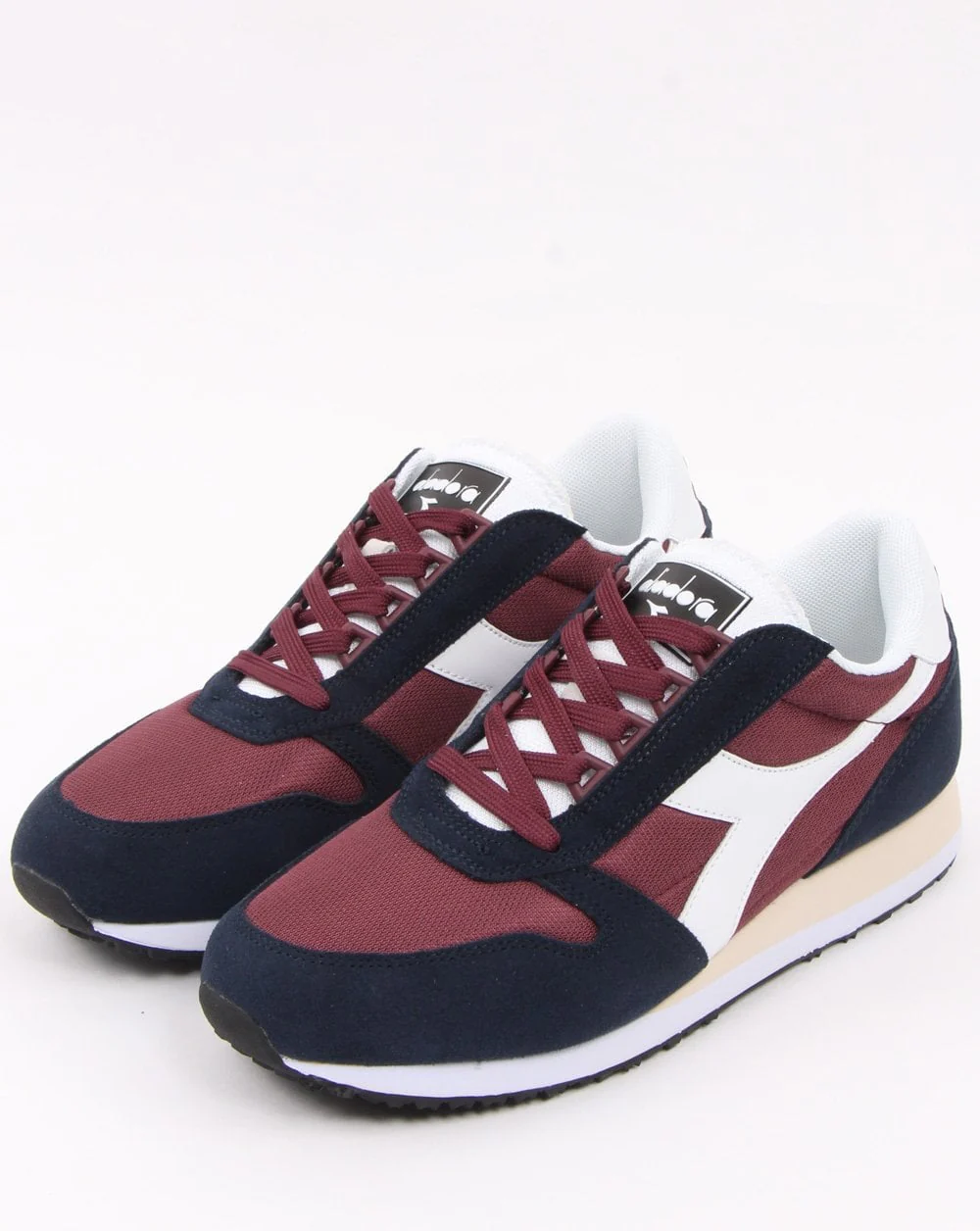 Diadora Caiman Trainer Burgundy - Image 3