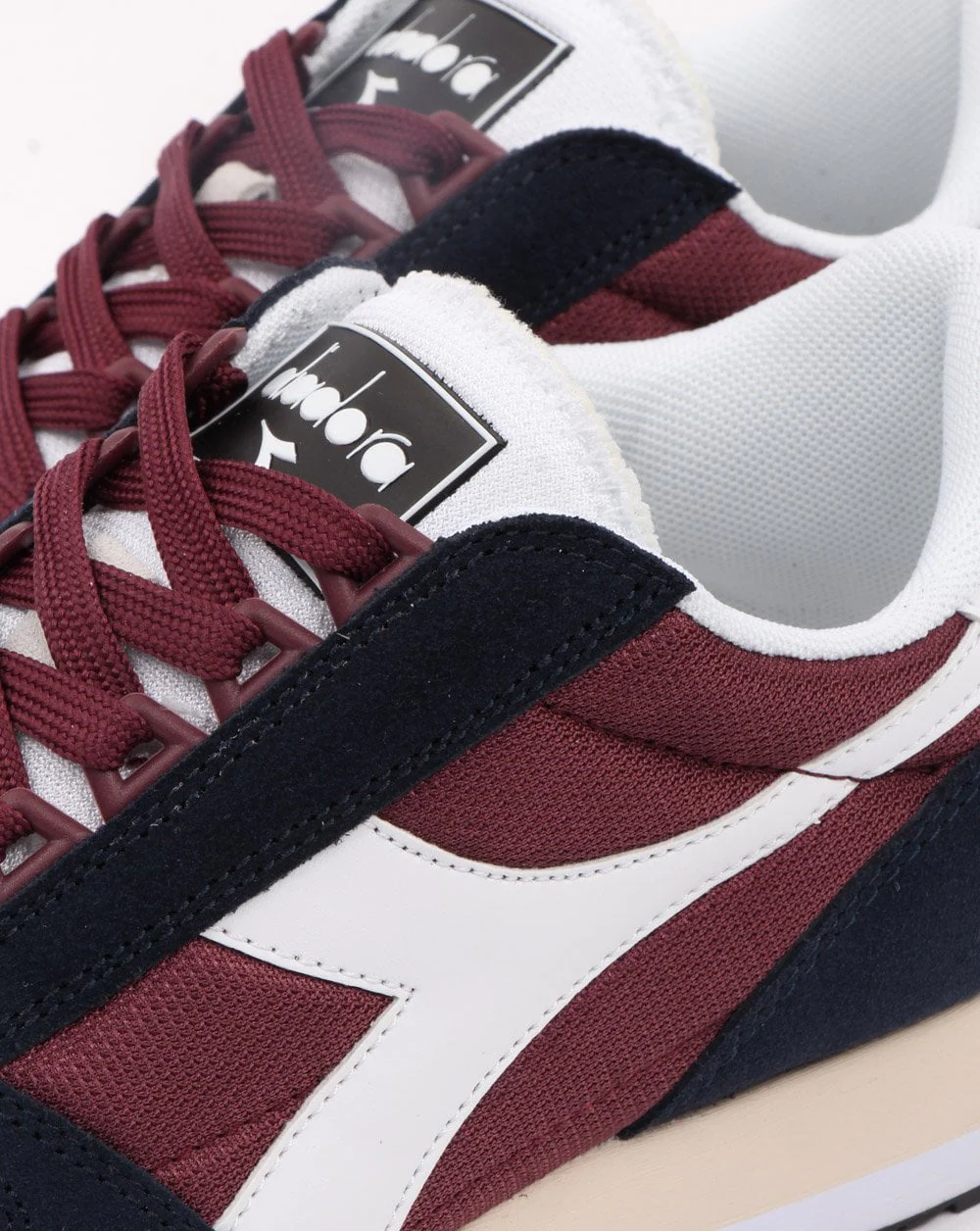 Diadora Caiman Trainer Burgundy - Image 4