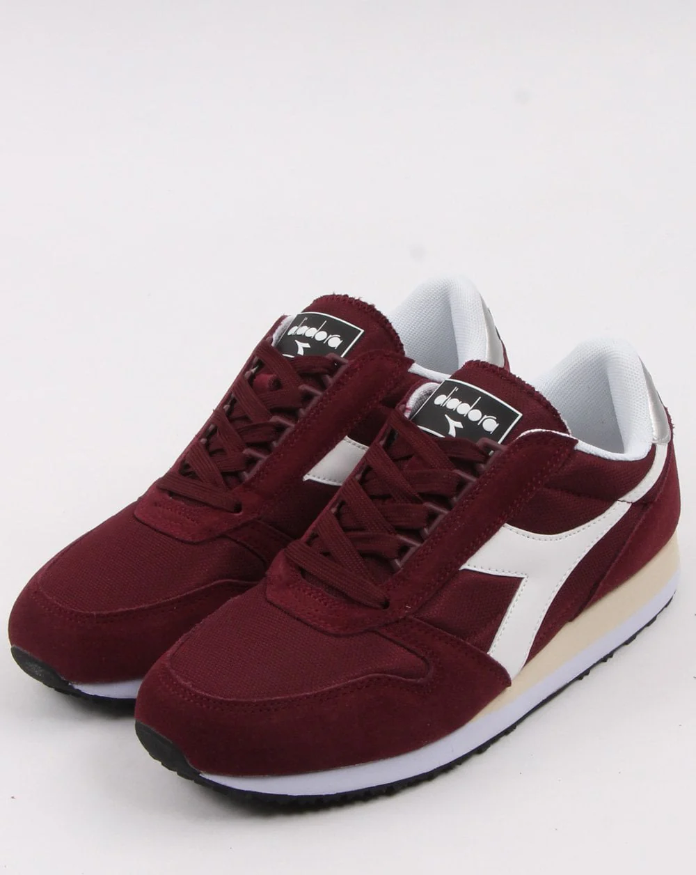 Diadora Caiman Trainer Burgundy - Image 3