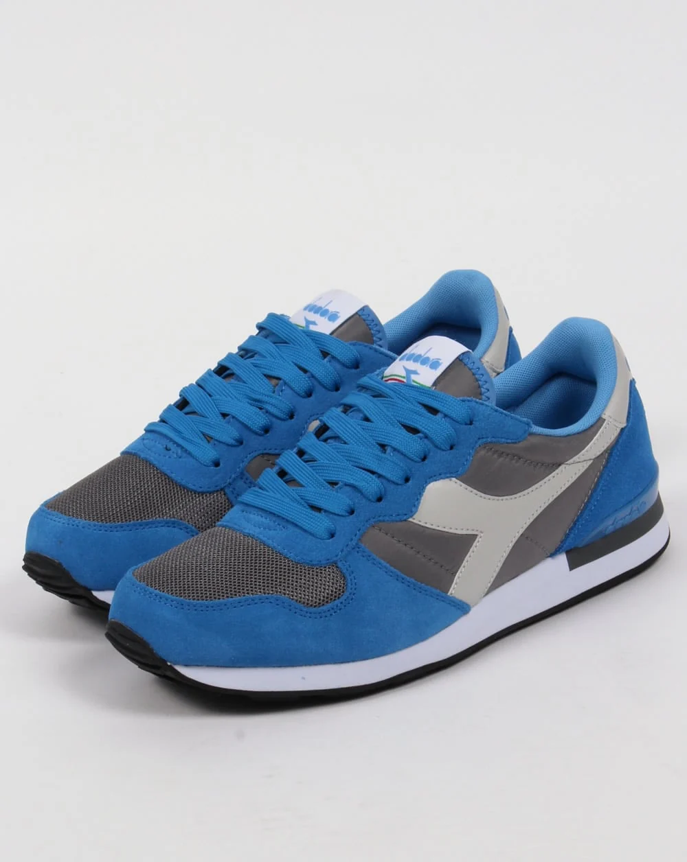 Diadora Camaro Trainers Azure Sky Blue/Grey - Image 4