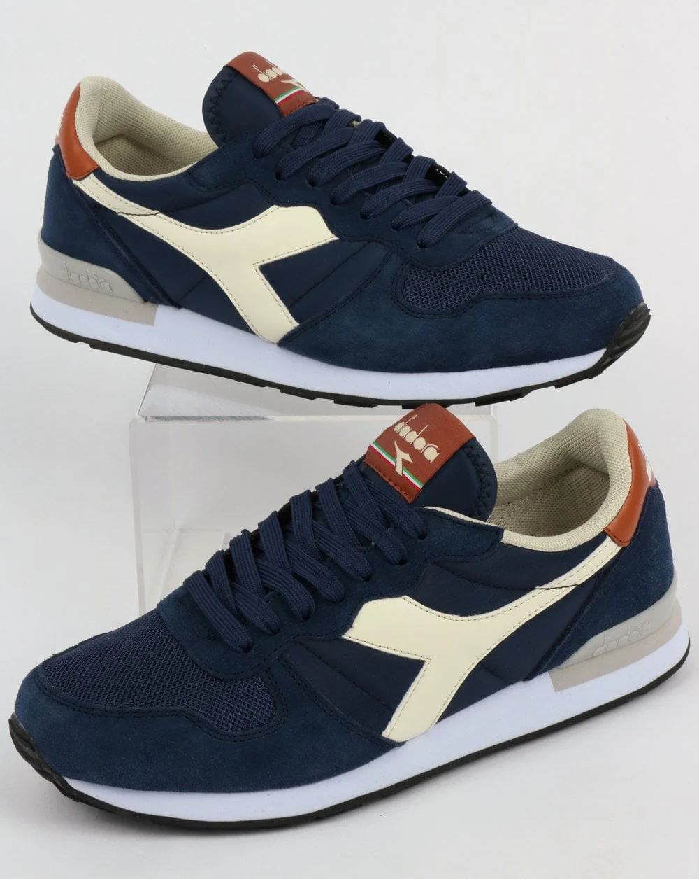 Diadora Camaro Trainers Navy Blue/White