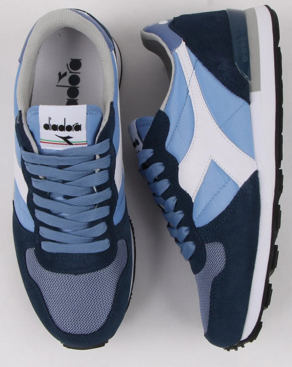 Diadora Camaro Trainers Sky/Navy Blue - Image 2