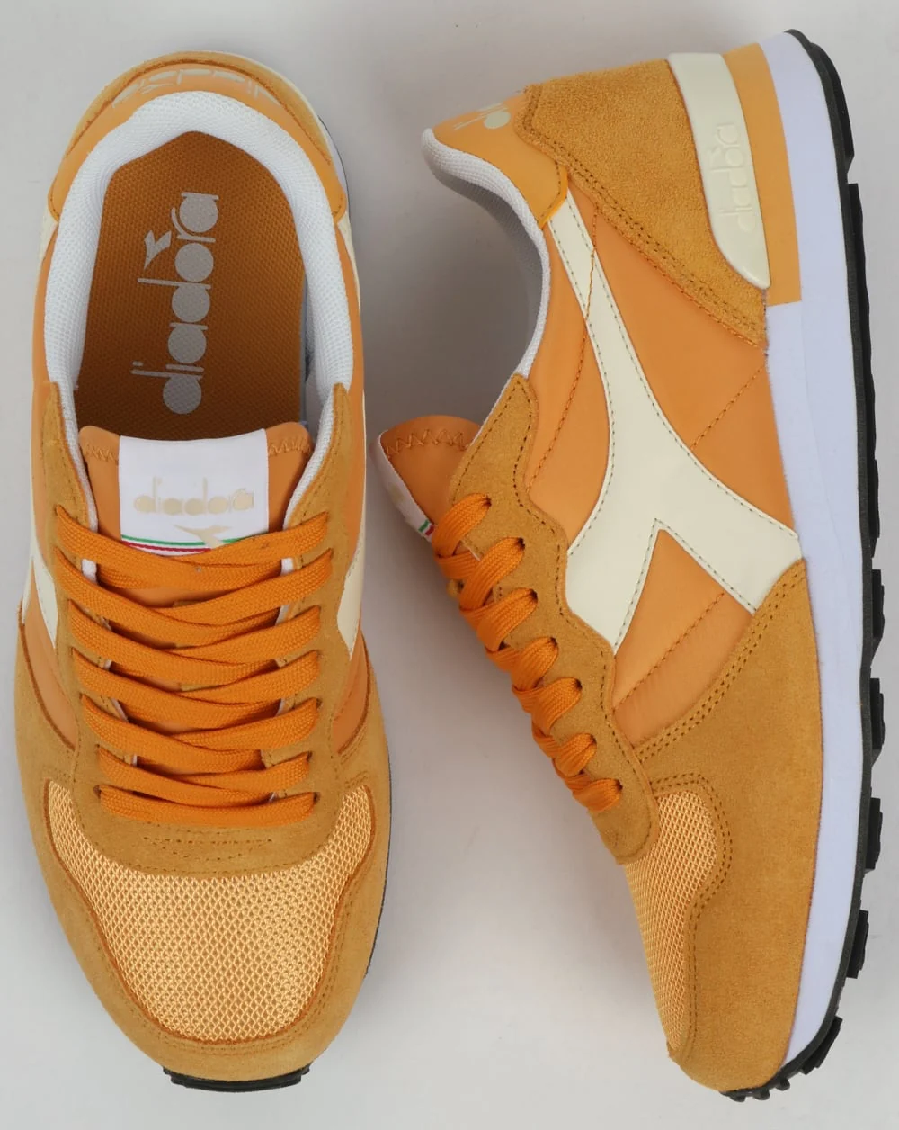 Diadora Camaro Trainers Yellow/Whisper White - Image 2