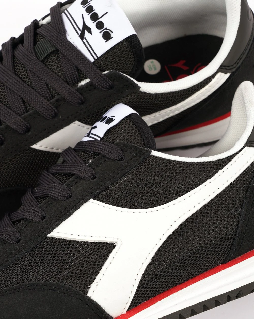 Diadora Cross Trainers Black/White - Image 4